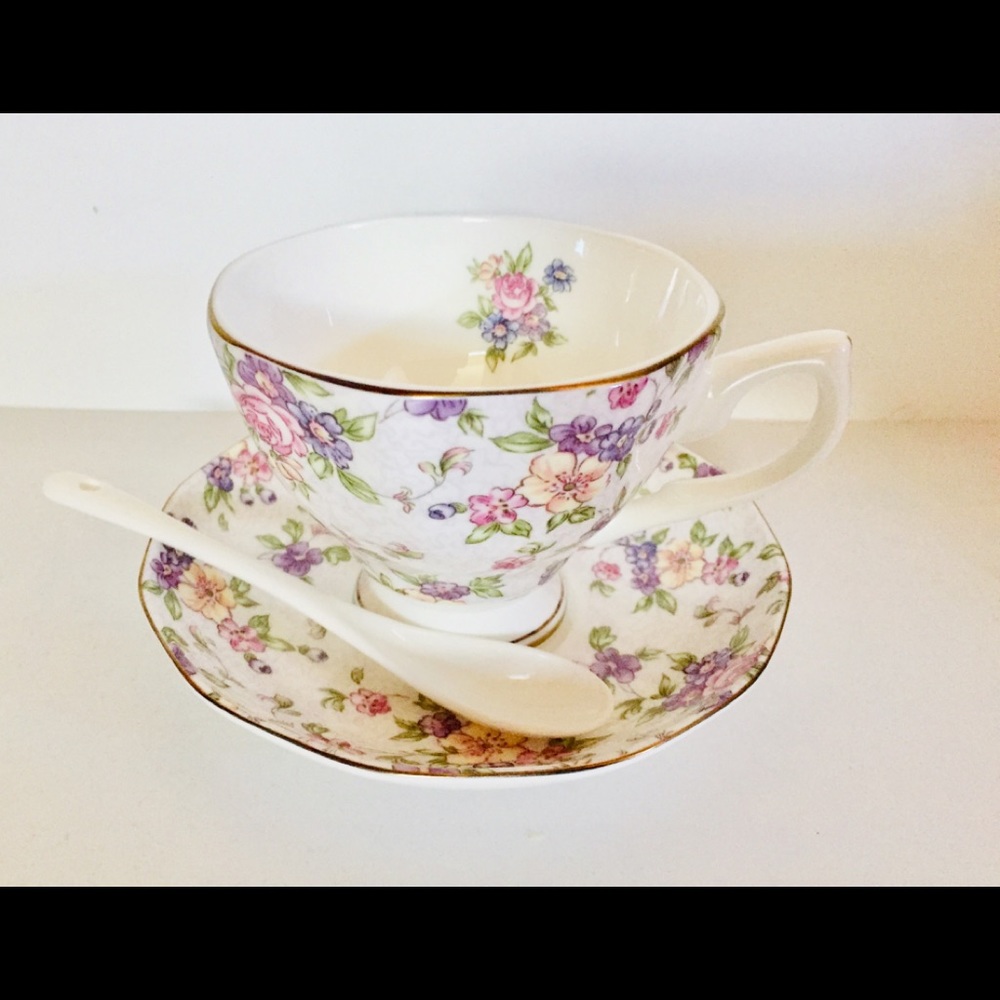 NEW Royal Classic Bone China Porcelain Tea Cup Set - Picture 2 of 6